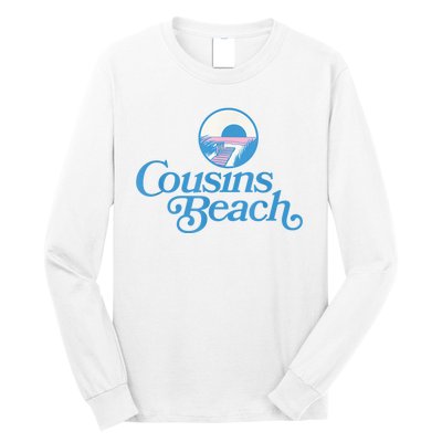 Cousins Beach Graphic White Long Sleeve Shirt