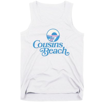 Cousins Beach Graphic White Tank Top