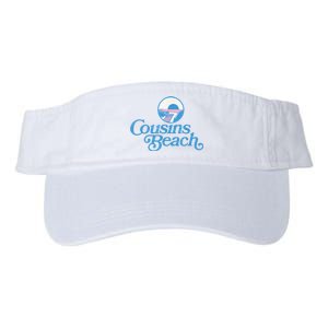 Cousins Beach Graphic White Valucap Bio-Washed Visor