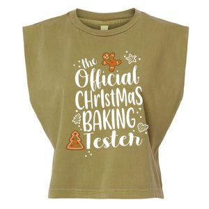 Christmas Baking Gingerbread Cookie Tester Team Crew Meaningful Gift Garment-Dyed Women's Muscle Tee