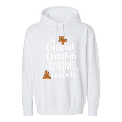 Christmas Baking Gingerbread Cookie Tester Team Crew Meaningful Gift Garment-Dyed Fleece Hoodie