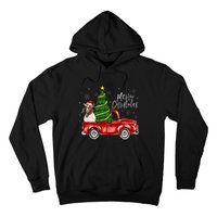 Cute Boer Goat Dog Truck Merry Christmas Goat Lover Xmas Hoodie