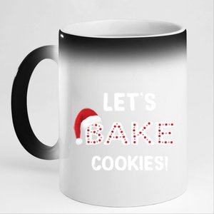 Christmas Baking Gift Cookie Crew Baking Cute Gift 11oz Black Color Changing Mug