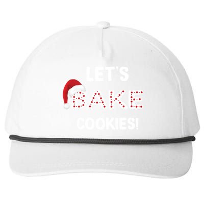 Christmas Baking Gift Cookie Crew Baking Cute Gift Snapback Five-Panel Rope Hat