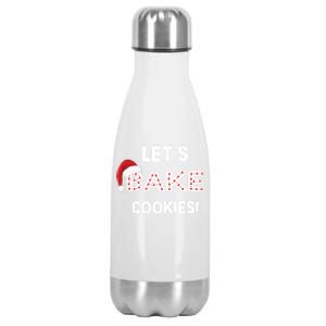 Christmas Baking Gift Cookie Crew Baking Cute Gift Stainless Steel Insulated Water Bottle