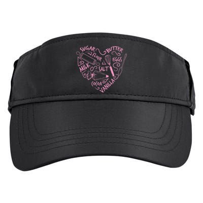 Cute Baking Gift Love Baking Cake Pastry Chef Adult Drive Performance Visor