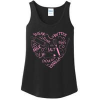 Cute Baking Gift Love Baking Cake Pastry Chef Ladies Essential Tank