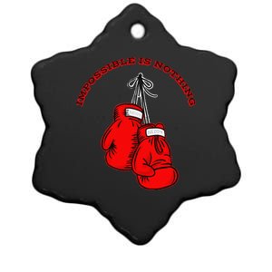 Champion Boxing Gym Training Funny Sport Lover Ceramic Star Ornament