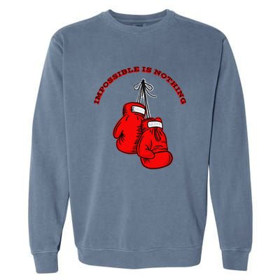 Champion Boxing Gym Training Funny Sport Lover Garment-Dyed Sweatshirt