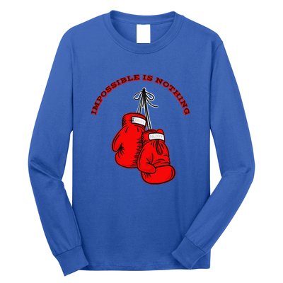 Champion Boxing Gym Training Funny Sport Lover Long Sleeve Shirt