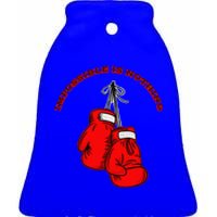 Champion Boxing Gym Training Funny Sport Lover Ceramic Bell Ornament