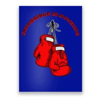 Champion Boxing Gym Training Funny Sport Lover Poster