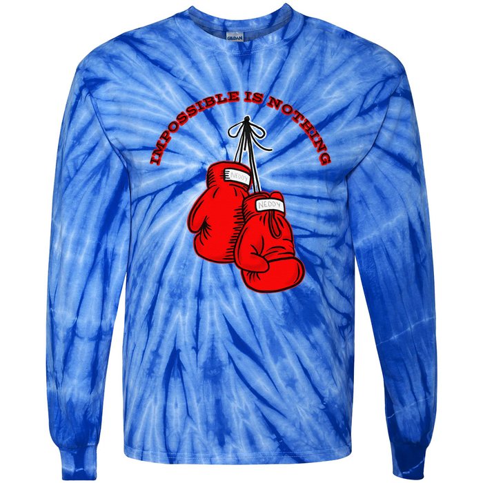 Champion Boxing Gym Training Funny Sport Lover Tie-Dye Long Sleeve Shirt