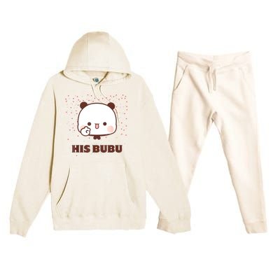 Cheerful Bubu Greeting His Bubu And Dudu Premium Hooded Sweatsuit Set