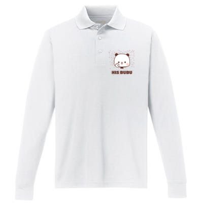 Cheerful Bubu Greeting His Bubu And Dudu Performance Long Sleeve Polo