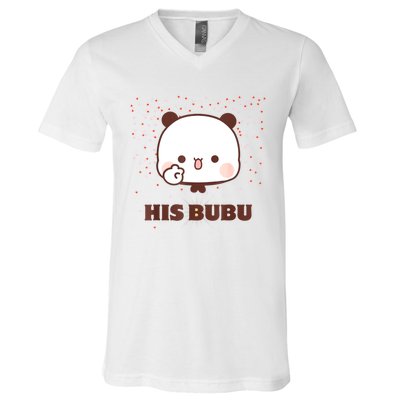 Cheerful Bubu Greeting His Bubu And Dudu V-Neck T-Shirt