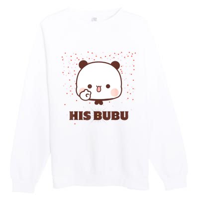 Cheerful Bubu Greeting His Bubu And Dudu Premium Crewneck Sweatshirt