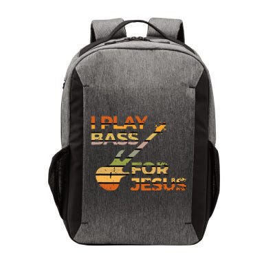 Christian Bass Guitar I Play For Bass For Jesus Vector Backpack