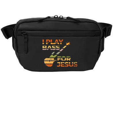 Christian Bass Guitar I Play For Bass For Jesus Crossbody Pack