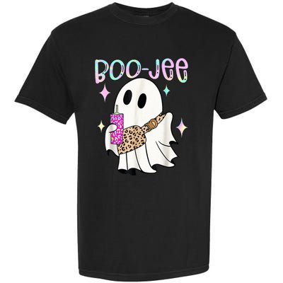 Cute Boo Ghost Spooky Funny Halloween Costume Boujee Boo Jee Garment-Dyed Heavyweight T-Shirt