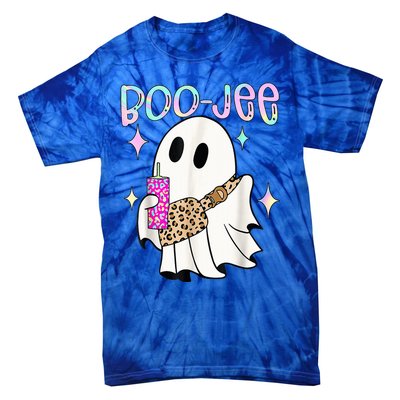 Cute Boo Ghost Spooky Funny Halloween Costume Boujee Boo Jee Tie-Dye T-Shirt