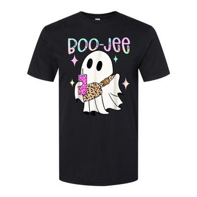 Cute Boo Ghost Spooky Funny Halloween Costume Boujee Boo Jee Softstyle CVC T-Shirt