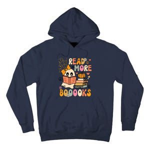 Cute Booooks Ghost Read More Books Funny Teacher Halloween Tall Hoodie