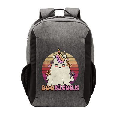 Cute Boonicorn Ghost Pink Bangs Unicorn Boo Groovy Halloween Gift Vector Backpack