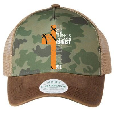 Christian Basketball Gifts Religious Verses Legacy Tie Dye Trucker Hat