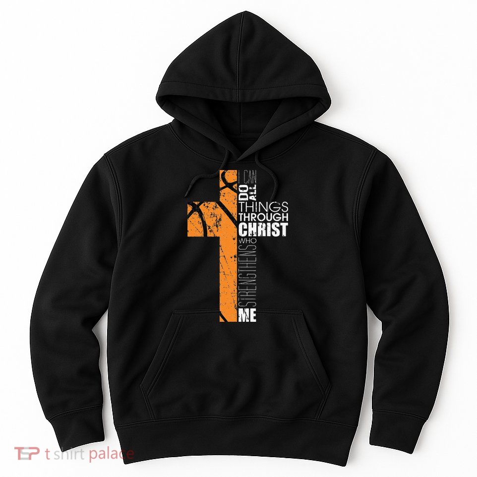 Christian Basketball Gifts Religious Verses Hoodie