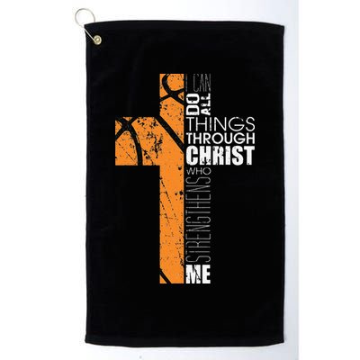Christian Basketball Gifts Religious Verses Golf Towel