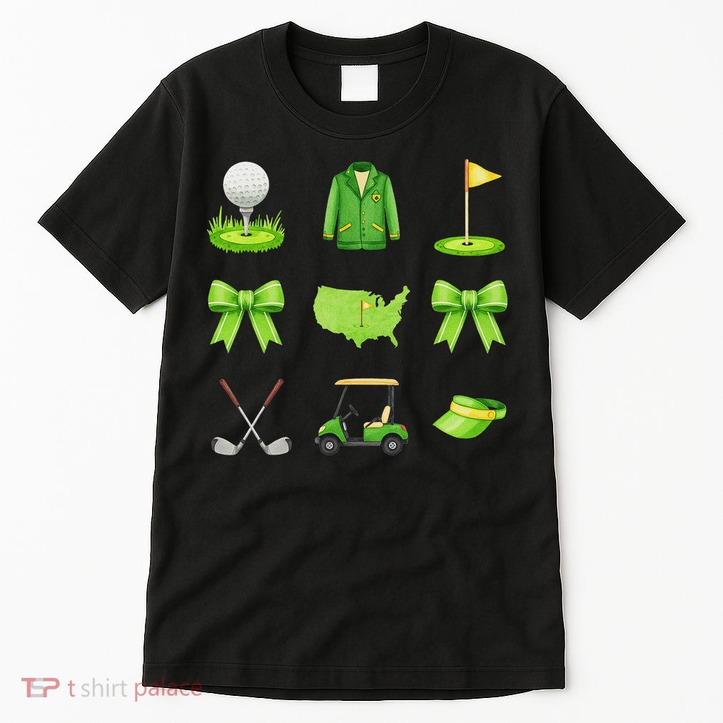 Coquette Bow Golf Tournament For Women Tall T-Shirt