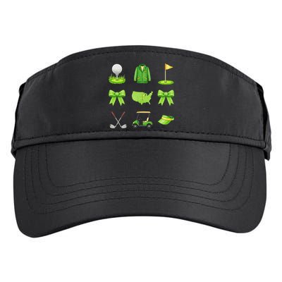 Coquette Bow Golf Tournament For Women Adult Drive Performance Visor