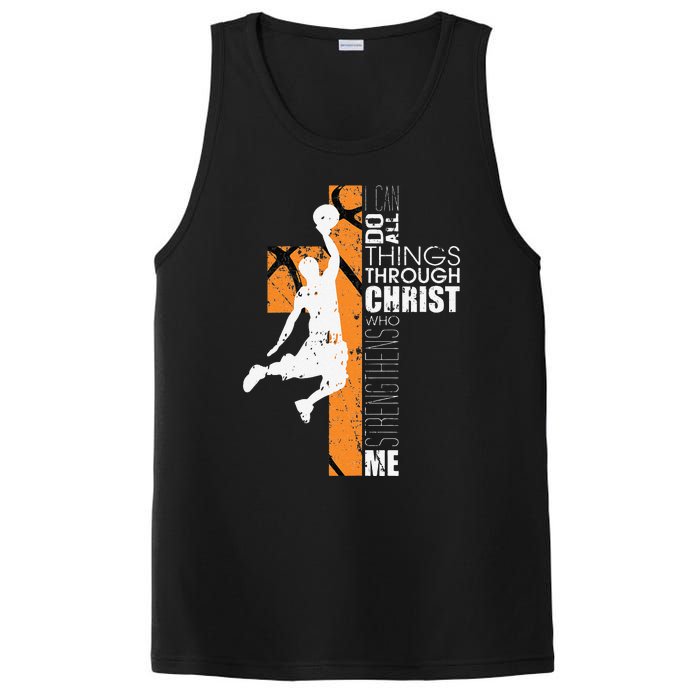 Christian Basketball Gift Philippians 413 PosiCharge Competitor Tank