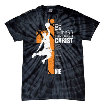 Christian Basketball Gift Philippians 413 Tie-Dye T-Shirt