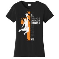 Christian Basketball Gift Philippians 413 Women's T-Shirt