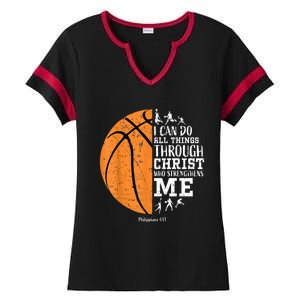 Christian Basketball Gift For Men Boys Kids Religious Gifts Ladies Halftime Notch Neck Tee