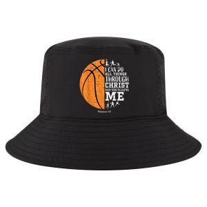 Christian Basketball Gift For Men Boys Kids Religious Gifts Cool Comfort Performance Bucket Hat