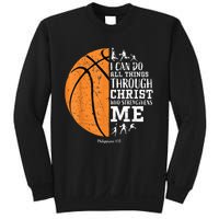 Christian Basketball Gift For Men Boys Kids Religious Gifts Sweatshirt