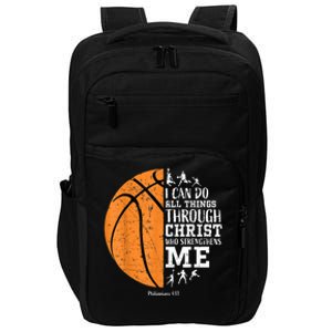 Christian Basketball Gift For Men Boys Kids Religious Gifts Impact Tech Backpack