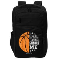 Christian Basketball Gift For Men Boys Kids Religious Gifts Impact Tech Backpack