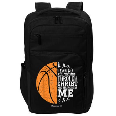 Christian Basketball Gift For Men Boys Kids Religious Gifts Impact Tech Backpack