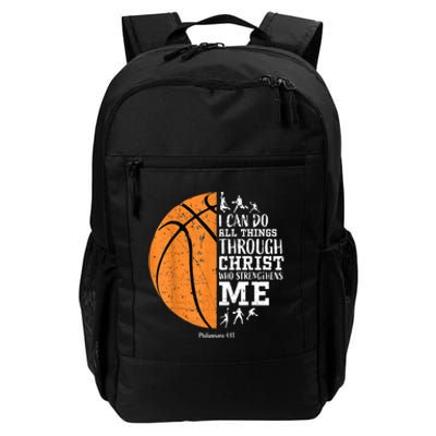 Christian Basketball Gift For Men Boys Kids Religious Gifts Daily Commute Backpack