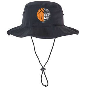 Christian Basketball Gift For Men Boys Kids Religious Gifts Legacy Cool Fit Booney Bucket Hat