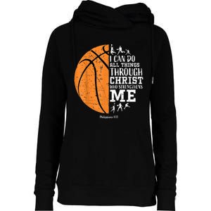 Christian Basketball Gift For Men Boys Kids Religious Gifts Womens Funnel Neck Pullover Hood