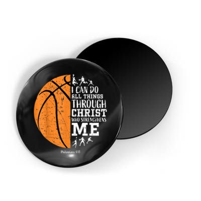 Christian Basketball Gift For Men Boys Kids Religious Gifts Magnet