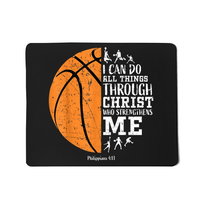 Christian Basketball Gift For Men Boys Kids Religious Gifts Mousepad