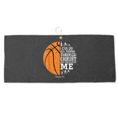 Christian Basketball Gift For Men Boys Kids Religious Gifts Large Microfiber Waffle Golf Towel