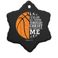 Christian Basketball Gift For Men Boys Kids Religious Gifts Ceramic Star Ornament