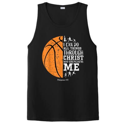 Christian Basketball Gift For Men Boys Kids Religious Gifts PosiCharge Competitor Tank